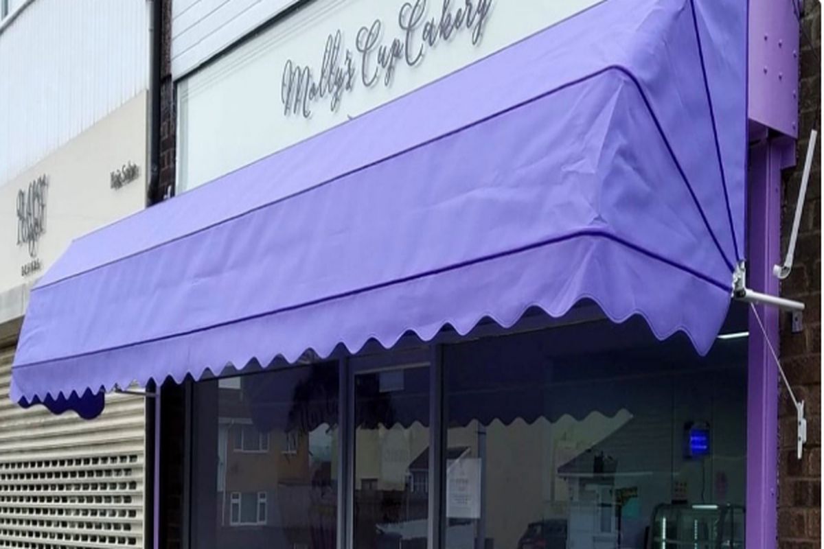 Suitable weather conditions for shop canopy
