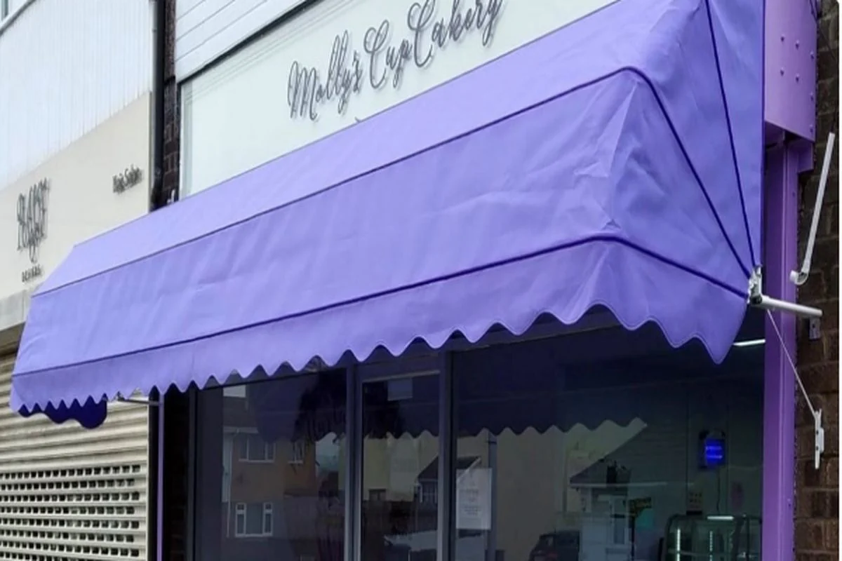 Suitable weather conditions for shop canopy