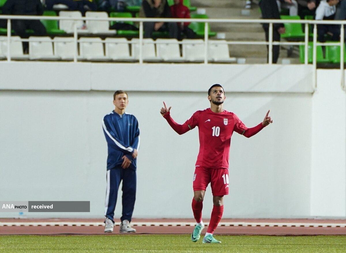 انتخابی جام جهانی ۲۰۲۶| ترکمنستان صفر ایران یک  صعود تیم ملی به دور سوم با پیروزی در «شِبه آسفالت» عشق آباد+فیلم