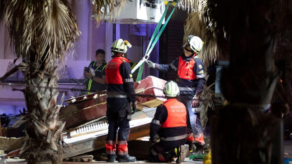 ریزش ساختمانی مسکونی در اسپانیا با ۴ کشته و ۲۱ زخمی