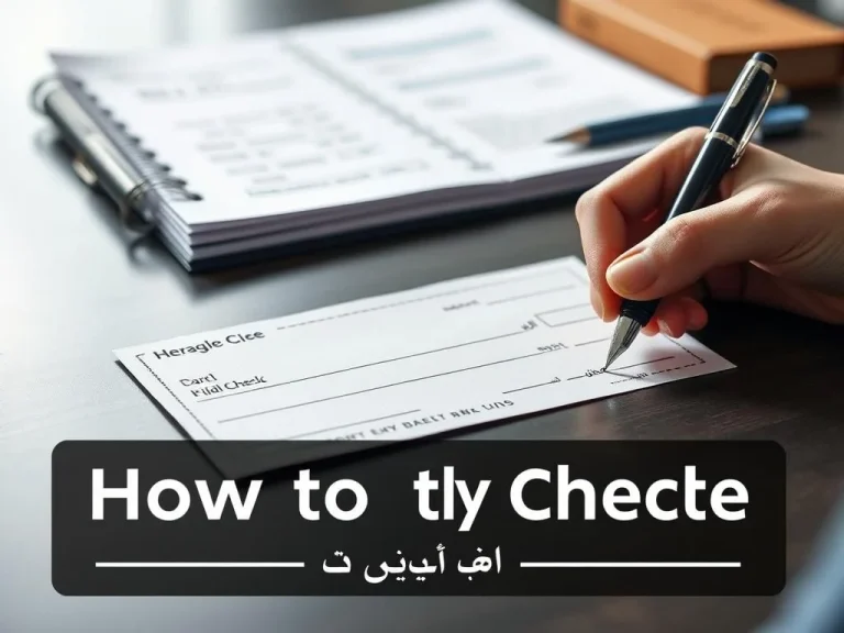 طریقه درست نوشتن چک
